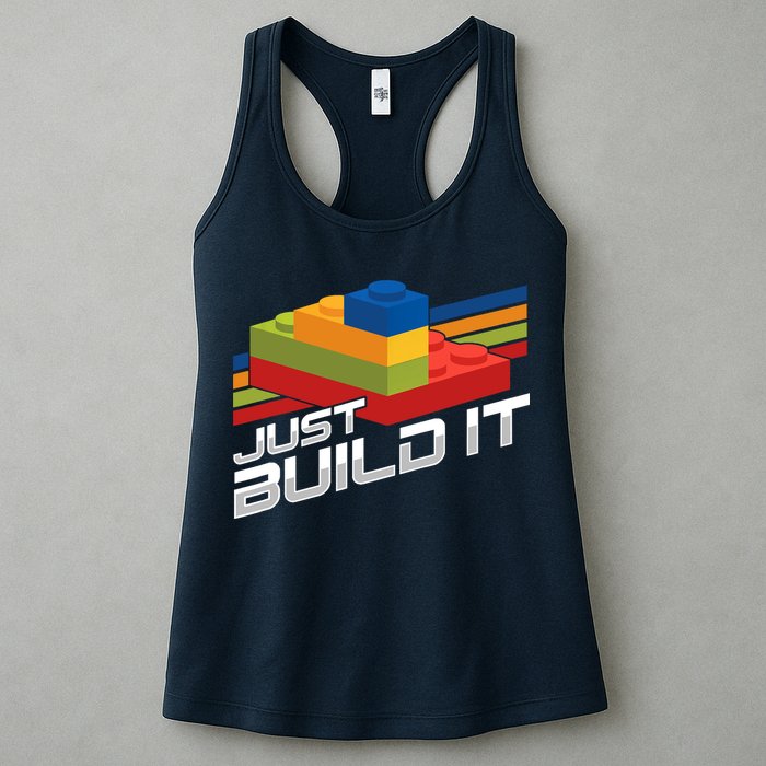 Just Build It | Building Blocks | Master Builder Womens Tank Top
