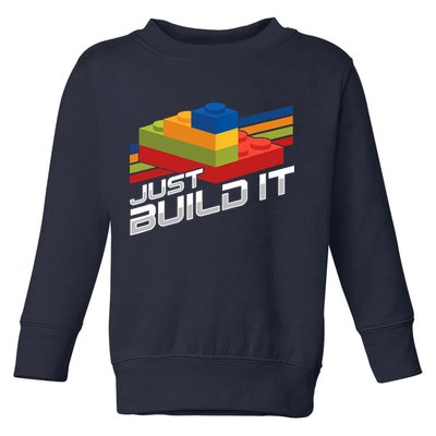 Just Build It | Building Blocks | Master Builder Toddler Sweatshirt
