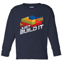 Just Build It | Building Blocks | Master Builder Toddler Long Sleeve Shirt