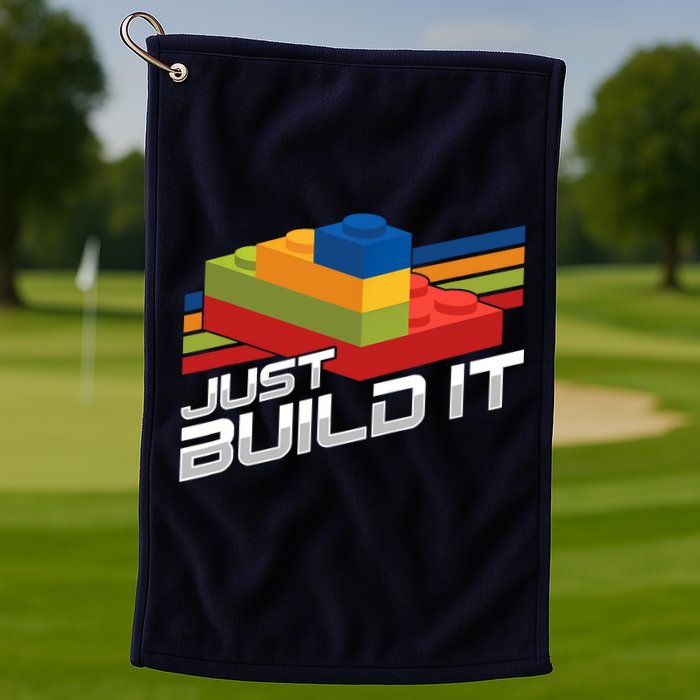Just Build It | Building Blocks | Master Builder Golf Towel