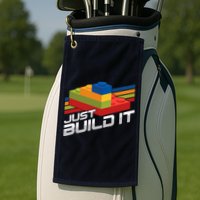Just Build It | Building Blocks | Master Builder Golf Towel