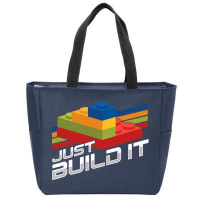 Just Build It | Building Blocks | Master Builder Zip Tote Bag