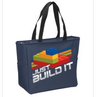 Just Build It | Building Blocks | Master Builder Zip Tote Bag