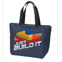 Just Build It | Building Blocks | Master Builder Zip Tote Bag