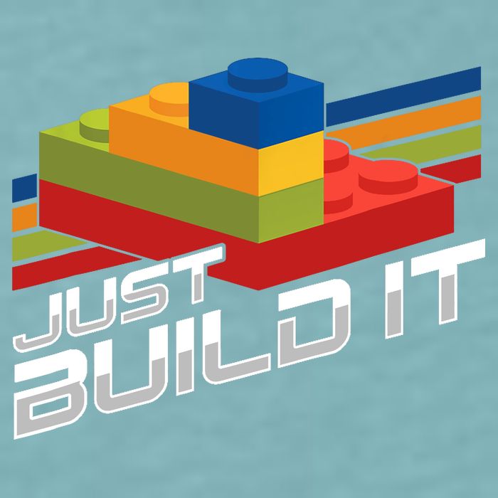 Just Build It | Building Blocks | Master Builder Sueded Cloud Jersey T-Shirt