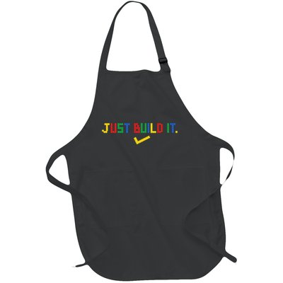 Just Build It Master Builder Building Block Full-Length Apron With Pockets