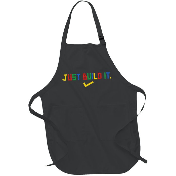 Just Build It Master Builder Building Block Full-Length Apron With Pockets