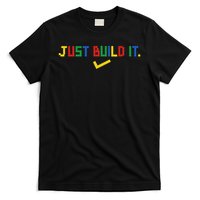 Just Build It Master Builder Building Block T-Shirt