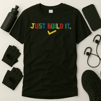 Just Build It Master Builder Building Block T-Shirt