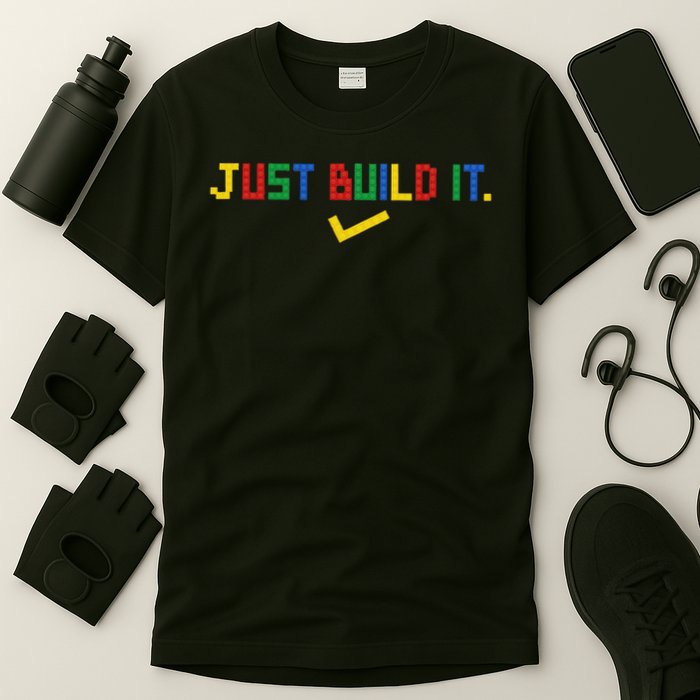 Just Build It Master Builder Building Block T-Shirt