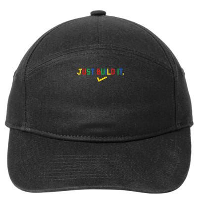 Just Build It Master Builder Building Block 7-Panel Snapback Hat