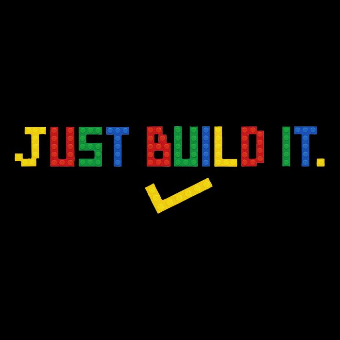 Just Build It Master Builder Building Block Poster
