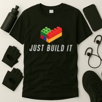 Just Build It Building Toy Blocks Bricks T-Shirt