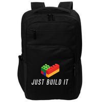 Just Build It Building Toy Blocks Bricks Impact Tech Backpack