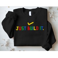 Just Build It Master Builder Building Block Sweatshirt