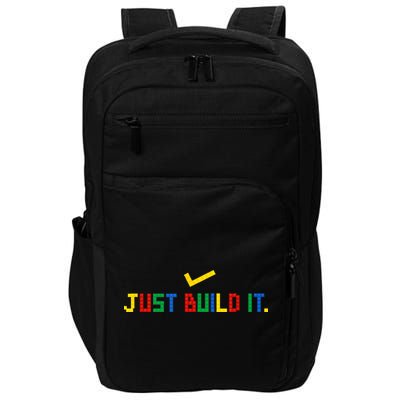Just Build It Master Builder Building Block Impact Tech Backpack