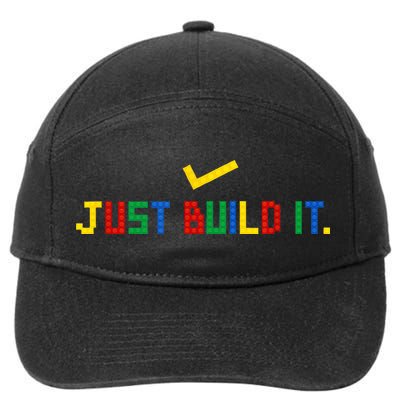 Just Build It Master Builder Building Block 7-Panel Snapback Hat