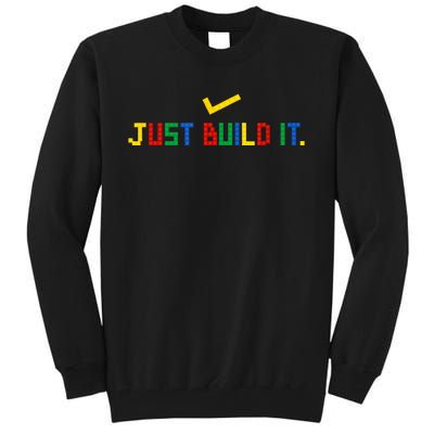 Just Build It Master Builder Building Block Tall Sweatshirt