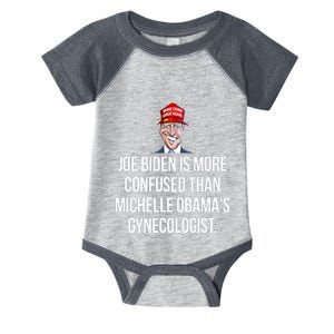 Joe Biden Is More Confused Than Michelle Obama’S Gynecologist Infant Baby Jersey Bodysuit