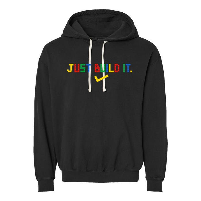 Just Build It Master Builder Building Block Garment-Dyed Fleece Hoodie