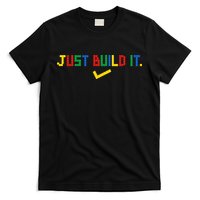 Just Build It Master Builder Building Block T-Shirt