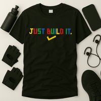 Just Build It Master Builder Building Block T-Shirt