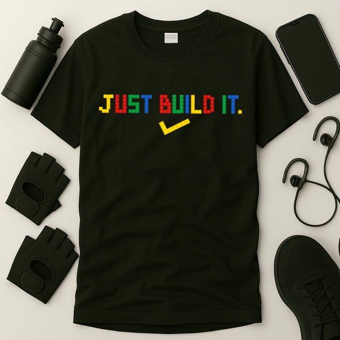 Just Build It Master Builder Building Block T-Shirt