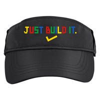 Just Build It Master Builder Building Block Adult Drive Performance Visor
