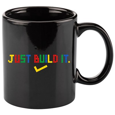 Just Build It Master Builder Building Block 11oz C Handle Ceramic Mug