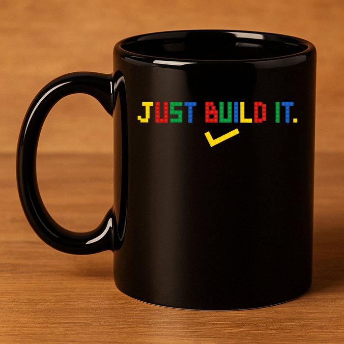 Just Build It Master Builder Building Block 11oz C Handle Ceramic Mug