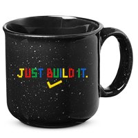 Just Build It Master Builder Building Block 15oz Campfire Ceramic Mug