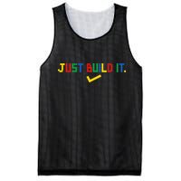 Just Build It Master Builder Building Block Mesh Reversible Basketball Jersey Tank
