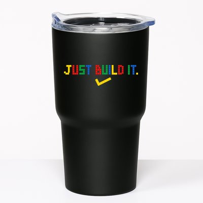 Just Build It Master Builder Building Block Tumbler