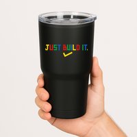 Just Build It Master Builder Building Block Tumbler