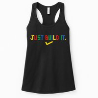 Just Build It Master Builder Building Block Womens Tank Top
