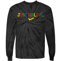 Just Build It Master Builder Building Block Tie-Dye Long Sleeve Shirt
