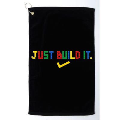 Just Build It Master Builder Building Block Golf Towel