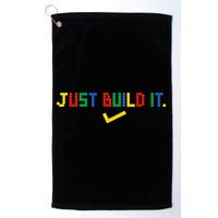 Just Build It Master Builder Building Block Golf Towel