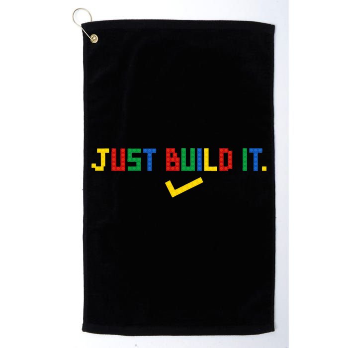 Just Build It Master Builder Building Block Golf Towel