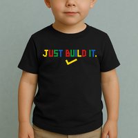Just Build It Master Builder Building Block Toddler T-Shirt