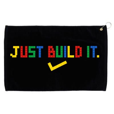 Just Build It Master Builder Building Block Grommeted Golf Towel