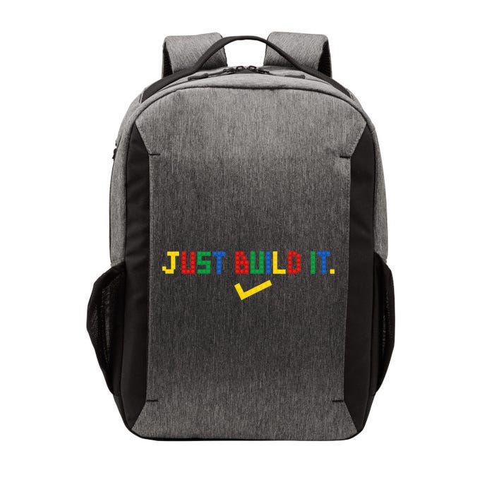 Just Build It Master Builder Building Block Vector Backpack