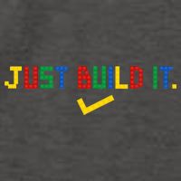 Just Build It Master Builder Building Block Vector Backpack