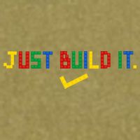 Just Build It Master Builder Building Block Garment-Dyed Women's Muscle Tee