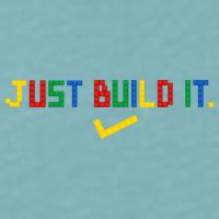 Just Build It Master Builder Building Block Sueded Cloud Jersey T-Shirt