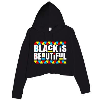 Junenth Black Is Beautiful Black History June 19 Cool Gift Crop Fleece Hoodie