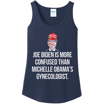 Joe Biden Is More Confused Than ObamaS Gynecologist Ladies Essential Tank