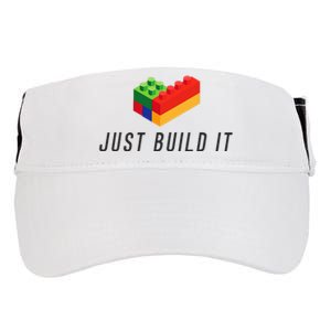 Just Build It Blocks Bricks Building Blocks Toy Adult Drive Performance Visor