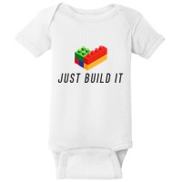 Just Build It Blocks Bricks Building Blocks Toy Baby Bodysuit