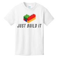 Just Build It Blocks Bricks Building Blocks Toy Kids T-Shirt